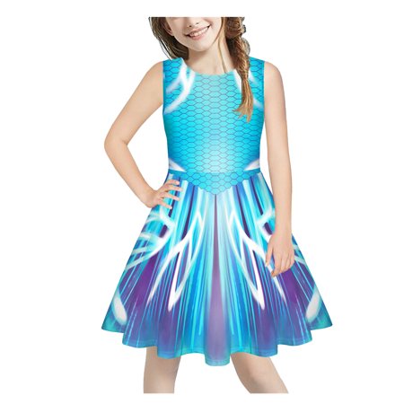 Alueeu 2022 Girls Summer Round Neck Loose Sleeveless Print Holiday Cute A-Line Dress girls Dress as shown L
Alueeu 2022 Girls Summer Round Neck Loose Sleeveless Print Holiday Cute A-Line Dress girls Dress as shown L
