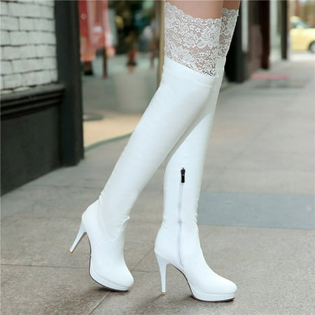 YOTAMI Womens Boots Autumn and Winter Boots High Heel Lace Boots Fashion Boots Workwear White 6.5
YOTAMI Womens Boots Autumn and Winter Boots High Heel Lace Boots Fashion Boots Workwear White 6.5