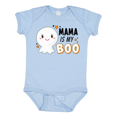 Inktastic Mama is My Boo with Cute Ghost Gift Baby Boy or Baby Girl Bodysuit