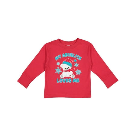 Inktastic Polar Bear My Abuelita Loves Me in Santa Hat with Snowflakes Gift Toddler Boy or Toddler Girl Long Sleeve T-Shirt
Inktastic Polar Bear My Abuelita Loves Me in Santa Hat with Snowflakes Gift Toddler Boy or Toddler Girl Long Sleeve T-Shirt