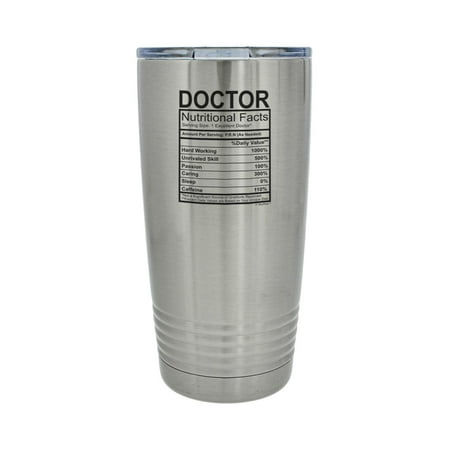 ThisWear Travel Mug for Doctor Nutritional Facts 20oz Stainless Steel Insulated Travel Mug with Lid Silver
ThisWear Travel Mug for Doctor Nutritional Facts 20oz Stainless Steel Insulated Travel Mug with Lid Silver