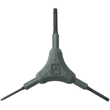 Pedro s Torx Wrench Y-Style Including T10 T25 T30 Torx Sizes Gray