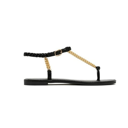 Sandals Women Dressy Summer Flat Summer Braided Strap Rhinestone Flat Sandals Clip Toe Shoes