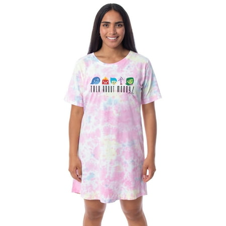Disney Womens Inside Out Movie Film Talk About Moody! Nightgown Sleep Pajama Shirt
Disney Womens Inside Out Movie Film Talk About Moody! Nightgown Sleep Pajama Shirt