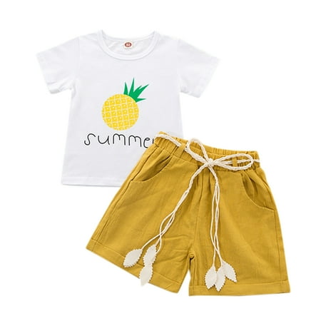 Toddler Baby Girl Outfit Summer Beach Short Sleeve Floral T Shirts Tops Shorts 0-4 Years Infant Clothes Set
Toddler Baby Girl Outfit Summer Beach Short Sleeve Floral T Shirts Tops Shorts 0-4 Years Infant Clothes Set