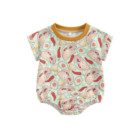 Toddler Baby Girl Casual Summer Romper Cartoon Chili Print Short Sleeve Round Neck T-Shirt Jumpsuit Clothes
Toddler Baby Girl Casual Summer Romper Cartoon Chili Print Short Sleeve Round Neck T-Shirt Jumpsuit Clothes
