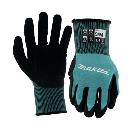

Makita Fitknit™ Cut Level 1 Nitrile Coated Dipped Gloves (Small/medium)