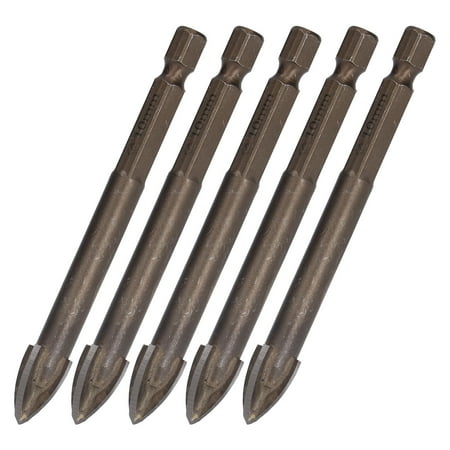 Bit Tool Small Resistance Drill Bits Durable 1/4in Hex Shank Universal For Concrete For Impact Driver For Plastic For Glass 3mm 4mm 5mm 6mm 7mm 8mm 10mm 12mm
Bit Tool Small Resistance Drill Bits Durable 1/4in Hex Shank Universal For Concrete For Impact Driver For Plastic For Glass 3mm 4mm 5mm 6mm 7mm 8mm 10mm 12mm