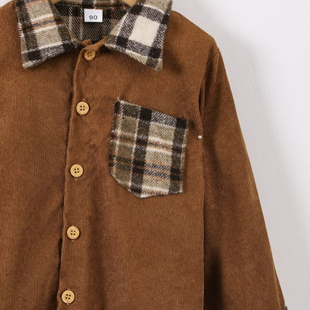 dmqupv Kids Toddler Baby Girls Boys Autumn Pocket Winter Plaid Cotton Long Sleeve Coat Jacket Clothes Girls Jackets Coat Brown 3-4 Years
dmqupv Kids Toddler Baby Girls Boys Autumn Pocket Winter Plaid Cotton Long Sleeve Coat Jacket Clothes Girls Jackets Coat Brown 3-4 Years