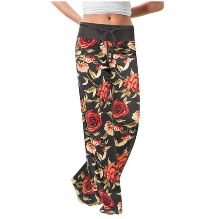 Summer Savings Clearance 2022! Women s Comfy Casual Pajama Floral Print Drawstring Lounge Wide Leg Pants Ladies Independence Day Print Casual Loose High Waist Wide Leg Yoga Drawstring Pants
Summer Savings Clearance 2022! Women s Comfy Casual Pajama Floral Print Drawstring Lounge Wide Leg Pants Ladies Independence Day Print Casual Loose High Waist Wide Leg Yoga Drawstring Pants