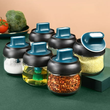 Kaesi Spice Jar Sealed Spoon Cover Integrated Design 250ml Glass Seasoning Jar Bottle with Spoon for Kitchen
Kaesi Spice Jar Sealed Spoon Cover Integrated Design 250ml Glass Seasoning Jar Bottle with Spoon for Kitchen