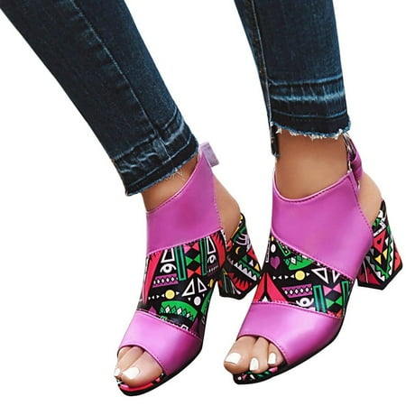 Penkiiy Women Thick High Heels Fish Mouth Plus Size Belt Buckle Open Toe Shoes Sandals
Penkiiy Women Thick High Heels Fish Mouth Plus Size Belt Buckle Open Toe Shoes Sandals