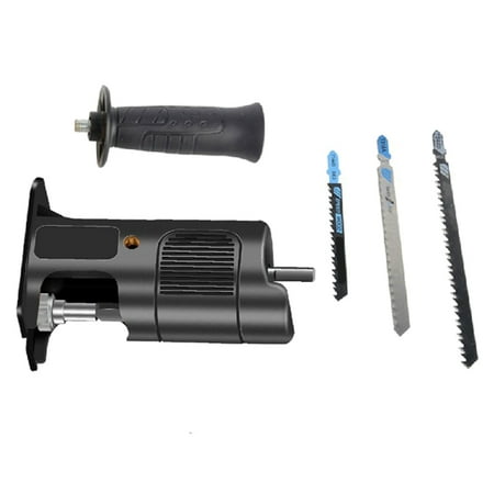 Electric Reciprocating Saw Adapter Electric Drill Modified Saws Attachment with Saw Blade Black
Electric Reciprocating Saw Adapter Electric Drill Modified Saws Attachment with Saw Blade Black