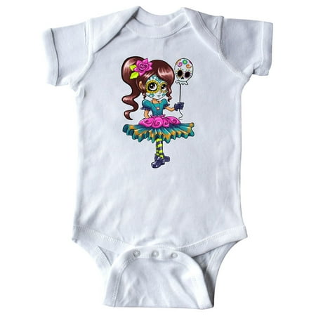 Inktastic Día de los Muertos girl with decorative skull balloon Gift Baby Boy or Baby Girl Bodysuit
Inktastic Día de los Muertos girl with decorative skull balloon Gift Baby Boy or Baby Girl Bodysuit
