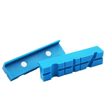 2pcs Bench Vise Jaw Magnetic PU Blue with Multiple Grooves Bench Vise Pad Protective Strip Block Cover for Wood Plastic Metal
2pcs Bench Vise Jaw Magnetic PU Blue with Multiple Grooves Bench Vise Pad Protective Strip Block Cover for Wood Plastic Metal