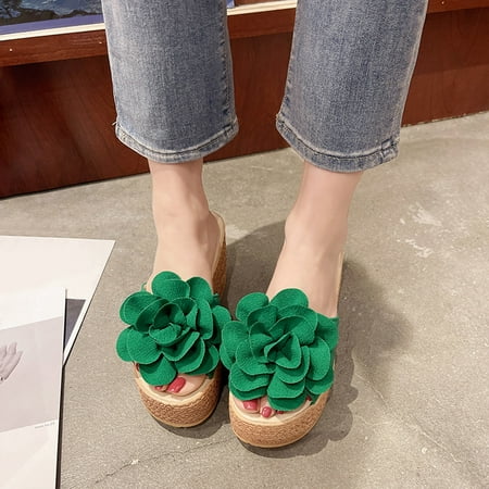 Aufmer Shoes Women Sandals Clearance Matsu Heel Thick Sole Slope Heel Ladies Shoes Breathable Slip-on Beach Sandals
Aufmer Shoes Women Sandals Clearance Matsu Heel Thick Sole Slope Heel Ladies Shoes Breathable Slip-on Beach Sandals
