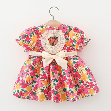 kpoplk Baby Girl Dresses Toddler Kids Girls Bow Ruched Floral Print Summer Princess Dress Casual Clothes 4Y Toddler Dresses(Pink)
kpoplk Baby Girl Dresses Toddler Kids Girls Bow Ruched Floral Print Summer Princess Dress Casual Clothes 4Y Toddler Dresses(Pink)