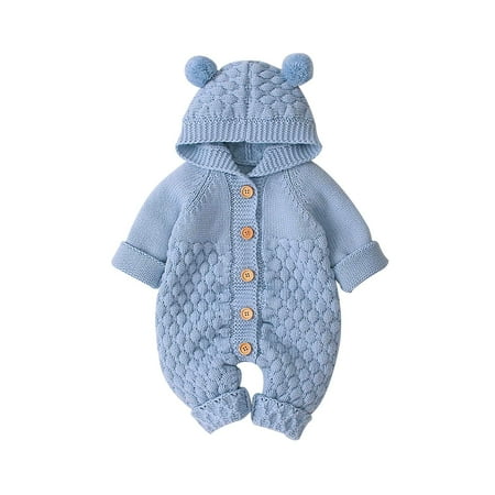 Newborn Baby Girl Hooded Sweater Infant Button Coat Todder Winter Sweater Baby Bodysuit Jumpsuit Romper
Newborn Baby Girl Hooded Sweater Infant Button Coat Todder Winter Sweater Baby Bodysuit Jumpsuit Romper