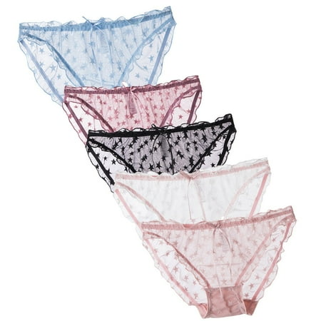 TOYFUNNY 5Pc New Fashion Lingerie Lace Brief Underpant Sleepwear Underwear 
TOYFUNNY 5Pc New Fashion Lingerie Lace Brief Underpant Sleepwear Underwear