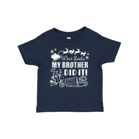 Inktastic Dear Santa My Brother Did It Funny Christmas Gift Baby Boy or Baby Girl T-Shirt
Inktastic Dear Santa My Brother Did It Funny Christmas Gift Baby Boy or Baby Girl T-Shirt