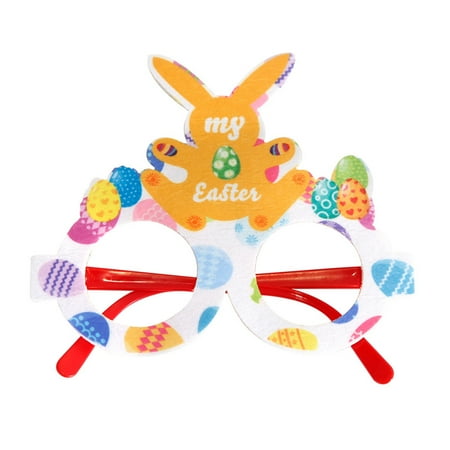 VEAREAR Easter Glasses Cute Dress Up Felt Cartoon Bunny Pattern Eyeglass Party Decoration Children Gift
VEAREAR Easter Glasses Cute Dress Up Felt Cartoon Bunny Pattern Eyeglass Party Decoration Children Gift