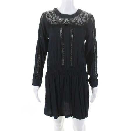 Pre-owned|Sea New York Womens Lace Detail Fit and Flare Mini Dress Navy Blue Size 0
Pre-owned|Sea New York Womens Lace Detail Fit and Flare Mini Dress Navy Blue Size 0