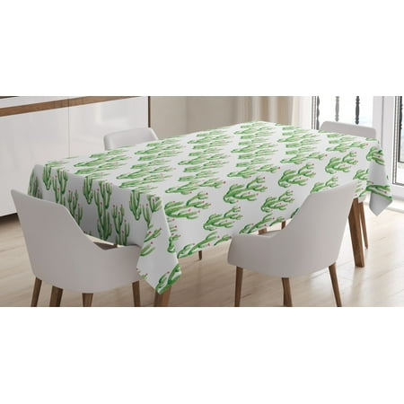 Watercolor Flowers Tablecloth Cactus Plants Exotic Climate Botanical Branches Mother Nature Artsy Rectangular Table Cover for Dining Room Kitchen 60 X 84 Inches Fern Green Pink by Ambesonne
Watercolor Flowers Tablecloth Cactus Plants Exotic Climate Botanical Branches Mother Nature Artsy Rectangular Table Cover for Dining Room Kitchen 60 X 84 Inches Fern Green Pink by Ambesonne