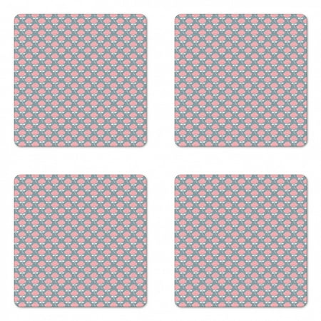 Pastel Coaster Set of 4 Valentine s Day Themed Soft Roses Romance Repetition with White Leaves Square Hardboard Gloss Coasters Standard Size Blue Grey and Pale Pink by Ambesonne
Pastel Coaster Set of 4 Valentine s Day Themed Soft Roses Romance Repetition with White Leaves Square Hardboard Gloss Coasters Standard Size Blue Grey and Pale Pink by Ambesonne