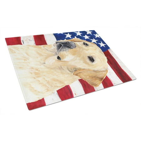 Carolines Treasures SC9018LCB USA American Flag with Labrador Glass Cutting Board Large 12H x 16W multicolor
Carolines Treasures SC9018LCB USA American Flag with Labrador Glass Cutting Board Large 12H x 16W multicolor