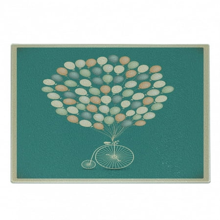 Vintage Cutting Board Retro Invitation with Baloons and Crius Clown Bike with Jade Green Background Image Decorative Tempered Glass Cutting and Serving Board Small Size Multicolor by Ambesonne
Vintage Cutting Board Retro Invitation with Baloons and Crius Clown Bike with Jade Green Background Image Decorative Tempered Glass Cutting and Serving Board Small Size Multicolor by Ambesonne