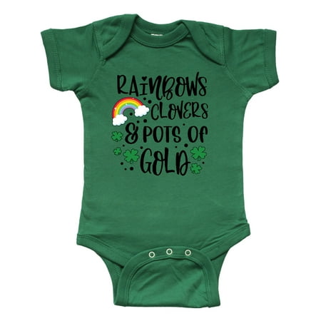 Inktastic St. Patrick s Day Rainbows Clovers & Pots of Gold Gift Baby Boy or Baby Girl Bodysuit
Inktastic St. Patrick s Day Rainbows Clovers & Pots of Gold Gift Baby Boy or Baby Girl Bodysuit