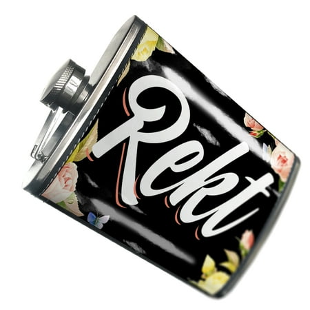NEONBLOND Flask Floral Border Rekt