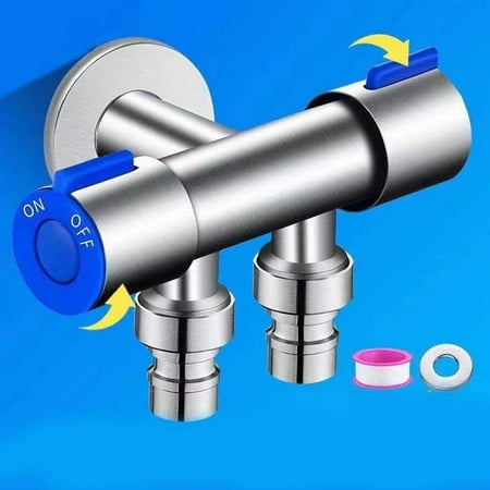 BAMILL Double Handle Stainless Steel Cold Water Faucet Washing Faucet Triangle Valve
BAMILL Double Handle Stainless Steel Cold Water Faucet Washing Faucet Triangle Valve