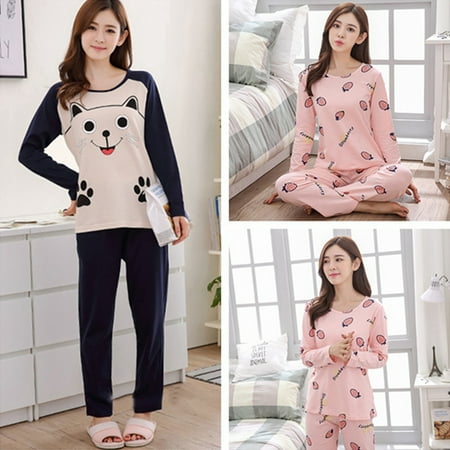 Fashion New O-Neck Long-Sleeved Pajamas Set Casual Sleepwear Home Nightwear Suit
Fashion New O-Neck Long-Sleeved Pajamas Set Casual Sleepwear Home Nightwear Suit
