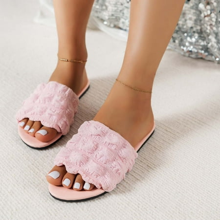 Womens Open Toe Sandals non Slip- Round Toe Solid Color Dressy Casual Sandals Pink Size 4.5
Womens Open Toe Sandals non Slip- Round Toe Solid Color Dressy Casual Sandals Pink Size 4.5
