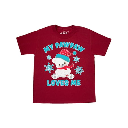 Inktastic Polar Bear My Pawpaw Loves Me in Santa Hat with Snowflakes Youth T-Shirt
Inktastic Polar Bear My Pawpaw Loves Me in Santa Hat with Snowflakes Youth T-Shirt
