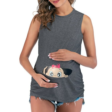 Shldybc Maternity Tank Tops for Women Casual Sleeveless Basic Tops Maternity Shirt Vest Pregnancy Tee Maternity Summer Clothes on Clearance
Shldybc Maternity Tank Tops for Women Casual Sleeveless Basic Tops Maternity Shirt Vest Pregnancy Tee Maternity Summer Clothes on Clearance