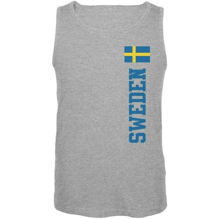 World Cup Sweden Heather Grey Adult Tank Top