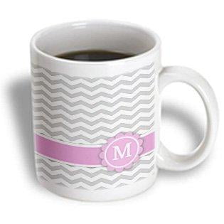 3dRose Letter M monogrammed on grey and white chevron with pink - gray zigzags - personal initial zig zags Ceramic Mug 11-ounce
3dRose Letter M monogrammed on grey and white chevron with pink - gray zigzags - personal initial zig zags Ceramic Mug 11-ounce