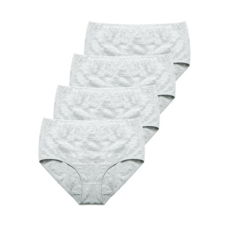 DODOING Women s Plus Size Tummy Control Panties Briefs 1-4 Pack Soft Cotton High Waist Breathable Brief Seamless Panties for Women
DODOING Women s Plus Size Tummy Control Panties Briefs 1-4 Pack Soft Cotton High Waist Breathable Brief Seamless Panties for Women