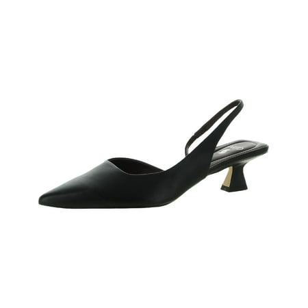 Sarto Franco Sarto Womens Devin Leather Pointed Toe Slingback Heels