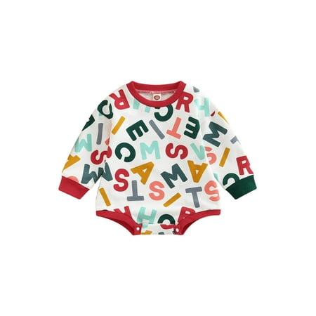 JINSIJU Toddler Baby Rompers Santa/ Letter Printed Casual Round Neck Long Sleeve Jumpsuit for Newborn Girl Boy
JINSIJU Toddler Baby Rompers Santa/ Letter Printed Casual Round Neck Long Sleeve Jumpsuit for Newborn Girl Boy