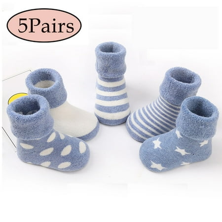 Dosaele 5 Pairs Baby Toddler Thick Wool Socks - Super Warm Soft Winter Solid Color Casual Crew Socks Baby Toddler Kids Girls Boys Unisex Warm Thick Cotton Socks Fit 1-3 Years Old
Dosaele 5 Pairs Baby Toddler Thick Wool Socks - Super Warm Soft Winter Solid Color Casual Crew Socks Baby Toddler Kids Girls Boys Unisex Warm Thick Cotton Socks Fit 1-3 Years Old