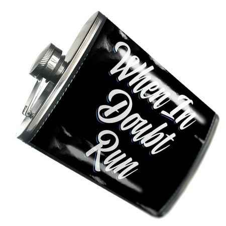 NEONBLOND Flask Classic design When In Doubt Run