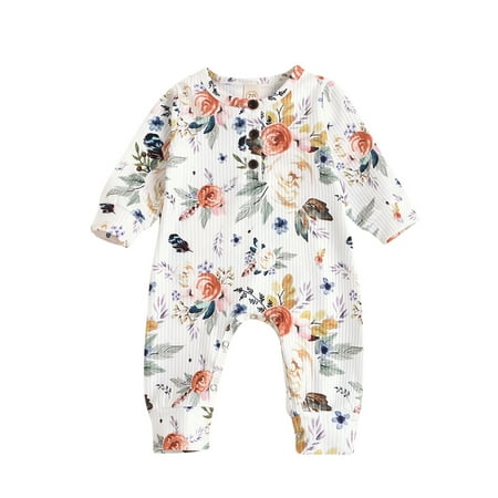 Baby Girl Boy Clothes Girls Floral Print Romper Jumpsuit Sets Outfits For 18-24 Months
Baby Girl Boy Clothes Girls Floral Print Romper Jumpsuit Sets Outfits For 18-24 Months