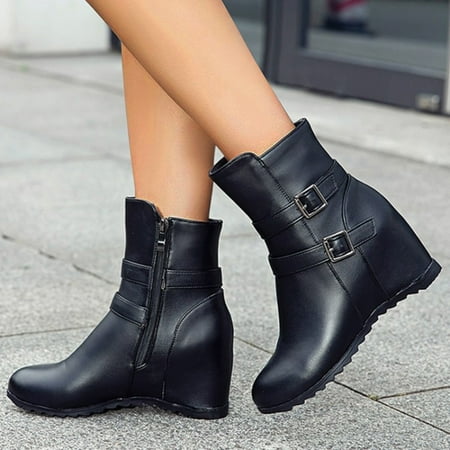 MIASHUI Wedge Boots Belt British Buckle Inner Height Women s Fashion Style Increase Heel women s boots Women Sneakers Shoes Wedges Women Shoes Casual
MIASHUI Wedge Boots Belt British Buckle Inner Height Women s Fashion Style Increase Heel women s boots Women Sneakers Shoes Wedges Women Shoes Casual