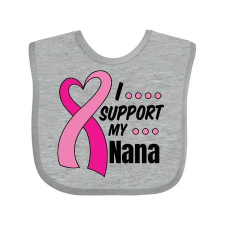 Inktastic Breast Cancer Awareness I Support My Nana with Pink Ribbon Gift Baby Boy or Baby Girl Bib
Inktastic Breast Cancer Awareness I Support My Nana with Pink Ribbon Gift Baby Boy or Baby Girl Bib