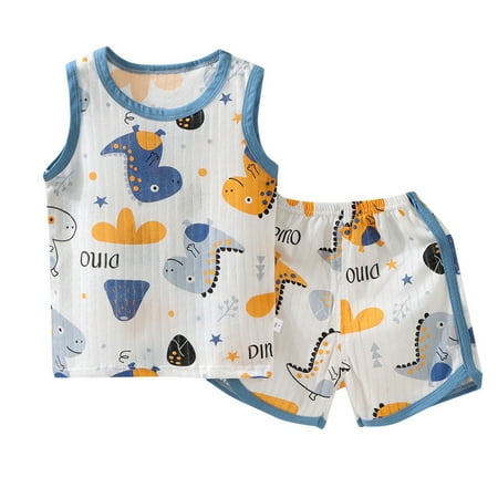 Boy Outfits Toddler Baby Boy Girl Summer Clothes Sleeveless Top And Shorts Set 2 Piece Outfit Sleepwear Cute Set Toddler Boy Outfits(Size:5-6 Years)
Boy Outfits Toddler Baby Boy Girl Summer Clothes Sleeveless Top And Shorts Set 2 Piece Outfit Sleepwear Cute Set Toddler Boy Outfits(Size:5-6 Years)