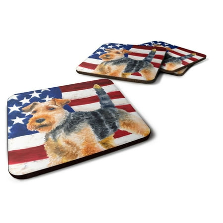 Caroline s Treasures BB9700FC Welsh Terrier Patriotic Foam Coaster Set of 4 3 1/2 x 3 1/2 multicolor
Caroline s Treasures BB9700FC Welsh Terrier Patriotic Foam Coaster Set of 4 3 1/2 x 3 1/2 multicolor