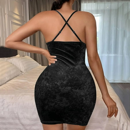 Gubotare Lingerie For Women Naughty Play Women Lingerie Lace Strap Chemise Halter Teddy V neck Sleepwear Black M
Gubotare Lingerie For Women Naughty Play Women Lingerie Lace Strap Chemise Halter Teddy V neck Sleepwear Black M